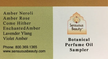 Botanical Perfume Oil - Sampler