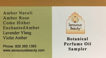 Botanical Perfume Oil - Sampler