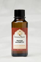 Massage & Bath Oil - Violet Tangerine